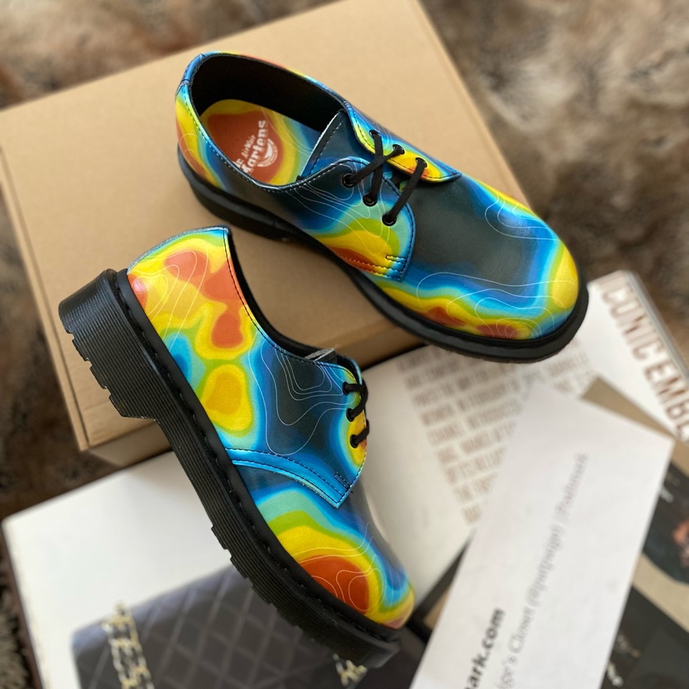 Dr. Martens 1461 Genix Nappa Leather Oxford Shoes - Picture 7 of 16